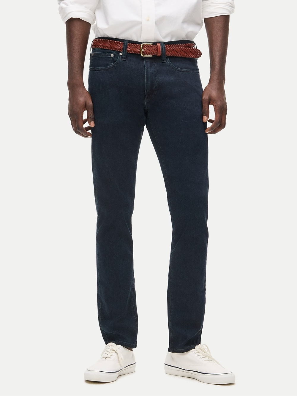 J. Crew Men's Dark Navy Slim Straight Jeans